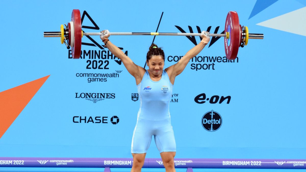 CWG 2022: Record-Breaking Mirabai Chanu Clinches Gold In Women's Weightlifting 49kg Category 